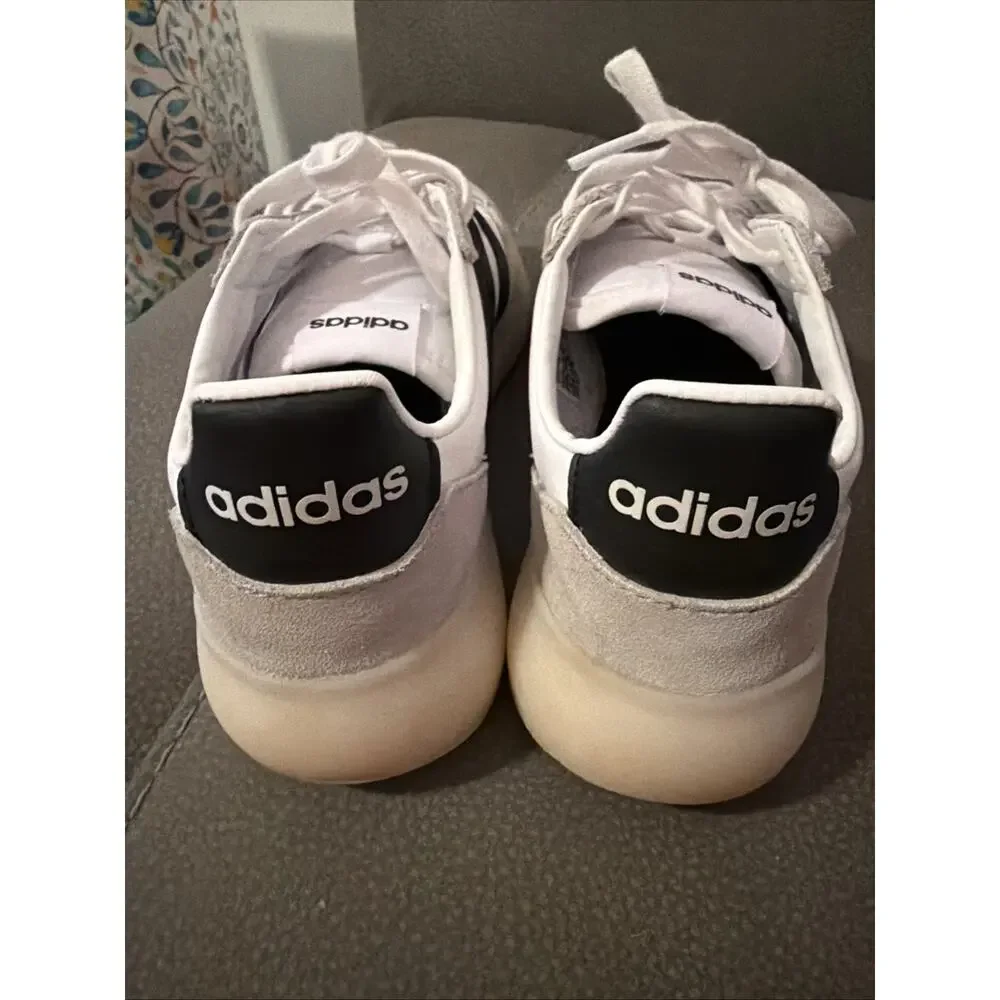 Adidas Samba Size 6.5 Unisex Tennis Shoes Black Gray And White Sneakers